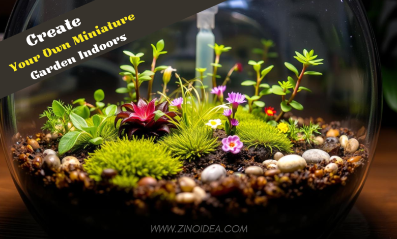 Create Your Own Miniature Garden Indoors